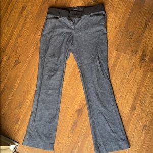 Grey with black trip professional pants